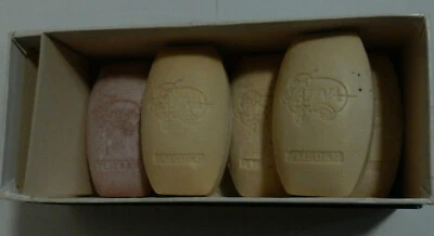 5 Stück Alte "Patina Flieder" Kernseifen - Bild 1 von 3