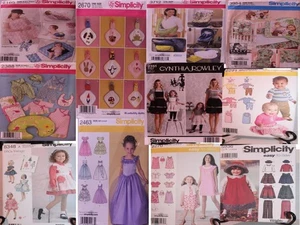 Simplicity childs dress outfits. sewing patterns Uncut Your choice M - Picture 1 of 23
