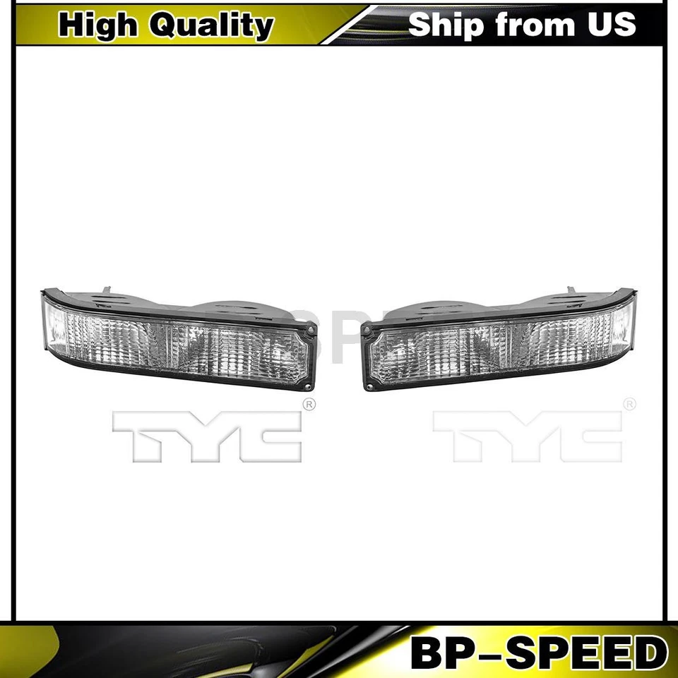 Подходит для GMC C1500 1988-1999 2 X TYC передний поворотник / парковочный фонарь в сборе - Изображение 1 из 4