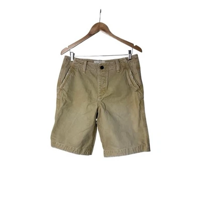 Abercrombie & Fitch Shorts Mens Khaki Beige Heavy Canvas Y2K Button Fly 32 - Image 1 of 4