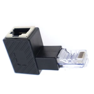 RJ45 Cat 5e 6e Cat7 Male to Female Lan Ethernet Network Extension Adapter - Afbeelding 1 van 25