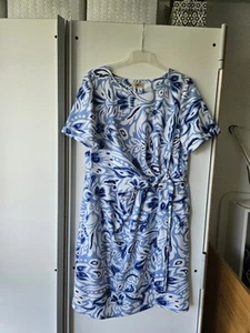 CARTOON Kleid, Gr. 44, blau-weiss - Bild 1 von 3