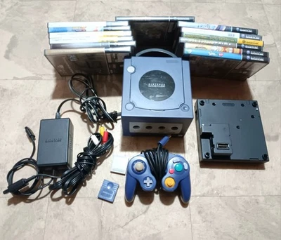Nintendo GameCube Bundle With Controller, Games, Memory's Cards - Image 1 of 4