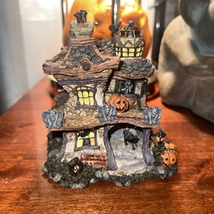 Punky Boobear's Haunted Halloween House Boyds Bearly Built Village 2E/4460 As Is - Picture 1 of 9