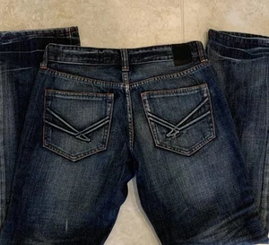 Marc Ecko Cut & Sew Boot Cut Jeans 30 x 30 Herren Distressed - Bild 1 von 5