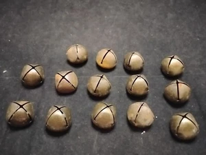 14 Rusty Jingle Bells 10mm Craft Supplies Rust Look Bells, 3/8 in - small jingle - Picture 1 of 1