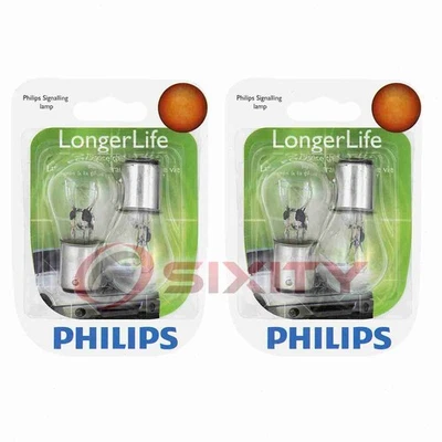 2 pc Philips Brake Light Bulbs for Ford Anglia Club Consul Country Sedan pk - Image 1 of 4