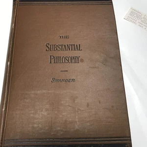 The Substantial Philosophy by J I Swander 1886 RARE VG 800 answers ..#006 - Picture 1 of 12