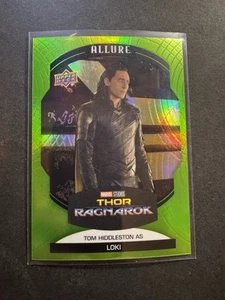 2022 Marvel Allure High Series Green Quartz /99 Tom Hiddleston as Loki - Picture 1 of 2
