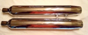 Lot of (2) Harley Davidson Touring Mufflers Set 65539-95A 65538-95A Pipes - Picture 1 of 6