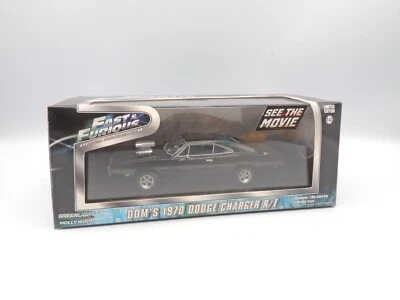 Greenlight - Fast And Furious - Dom's 1970 Dodge Charger R/T - Miniature 1/43 - Photo 1/4