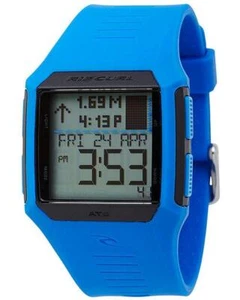 Rip Curl Mens RIFLES DIGITAL TIDE SURF WATCH New - A1119 Marine Blue - Picture 1 of 4