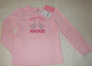 GYMBOREE GIRLS LONG SLEEVE SHIRT SiZE 5 Pink Birthday Top New Cute Gift - Picture 1 of 2
