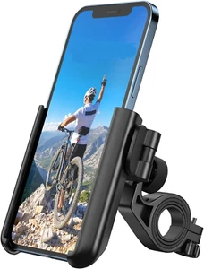 Handlebar Phone Holder, 360 Degree Adj, Quick Release, Motorcycle eBike Scooter - Picture 1 of 6