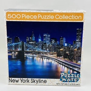 New York Skyline 500 Piece Jigsaw Puzzle 18x14 Puzzle Mate - Picture 1 of 4