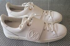 AA 100 % Original ✓ Moda Nuevo Louis Vuitton LV Time Out Zapatillas De  Deporte Para Mujer Zapatos De Cordones Blanco Monogram Cuero