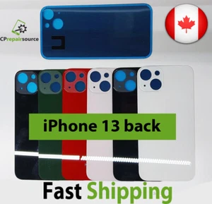 Vitre arrière grand anneau caméra trou cache cadre objectif remplacement pour iPhone 13 - Photo 1 sur 4