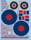 Warbird 1/48 Avro Lancaster General Markings, Stenciling Raf Roundels Wbs148104