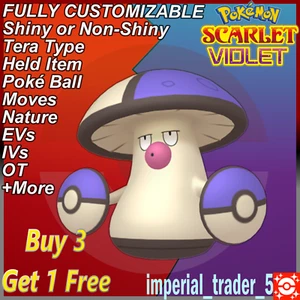 Pokémon Escarlata y Violeta ✨ Brillante Amoonguss ✨ Con Mejor 6IV Personalizable - Imagen 1 de 1