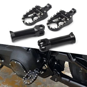 Rear Foot Pegs W/Bracket Assembly Set for Harley Softail Street Bob 2018 19-2020 - Picture 1 of 11