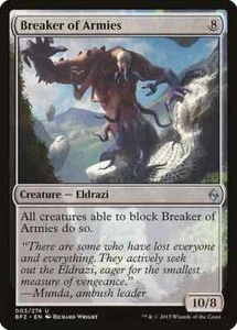 BREAKER OF ARMIES X 4 N/M- BATTLE FOR ZENDIKAR MAGIC THE GATHERING - Picture 1 of 1