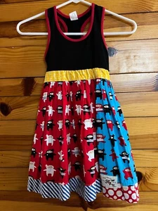 KPEA Kids Fly Too Ninja Dress EUC Racer Back Girls Size 6 - Picture 1 of 4