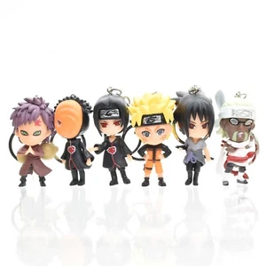 Schlüsselring Naruto Sasuke Gaara Anime Obito Schlüsselanhänger Actionfiguren Kinder Spielzeug Geschenk - Bild 1 von 14