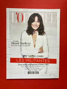 L'Officiel mode 1000 novembre 2015 magazine couverture Carla Bruni revue Paris  - Picture 1 of 4