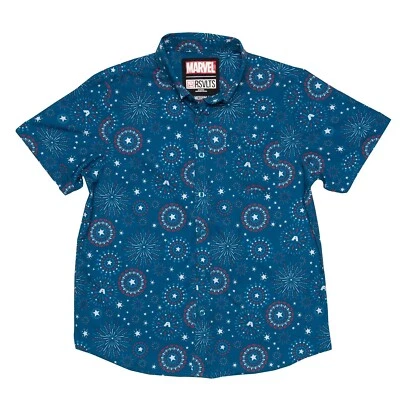 Camisa RSVLTS x Marvel Capitão América Exclusiva "O PRIMEIRO VINGADOR" Juventude 2XL - Imagem 1 de 4