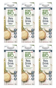 6 x 1L | enerBiO Reis Drink Natur VEGAN - Bild 1 von 2
