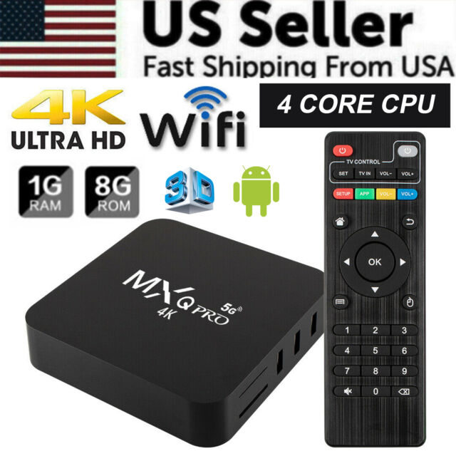 TV BOX ANDROID 4K MXQ-4K TV PC SEÑAL – Soriega