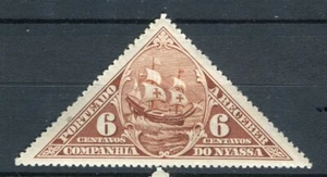 PORTUGUESE COLONIES; NYASSA COMPANY 1924 Triangle Pictorial issue Mint 6c. - Picture 1 of 1