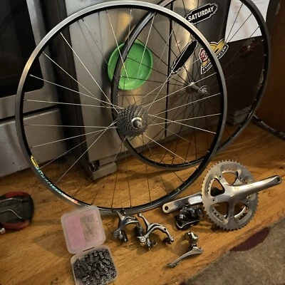 Shimano Dura Ace 7800 Gruppo Mavic Open Pro - Image 1 of 4