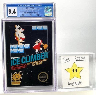 Ice Climber Nintendo NES New 1985 Circle Seal Rev-A Complete in Box CIB WATA 9.4 - Image 1 of 4