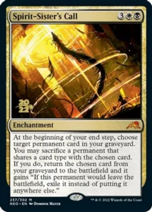 [1x] Spirit-Sister's Call - Foil - Prerelease Promo Near Mint, English NEO Promo - Picture 1 of 1