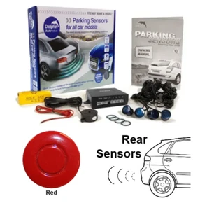 Dolphin DPS400 Rear Parking Reversing Sensors Audio, Beeping Only - Red - Picture 1 of 11