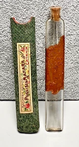 Antiguo frasco de botella de vidrio perfume Art Nouveau Puglisi & Manara Catania 1905 - Imagen 1 de 10