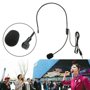 Head-mounted Wired Microphone Portable Speech Headset Mic Headset Microphone - Picture 1 of 12