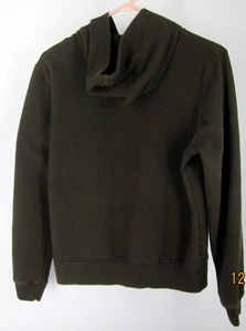 GAP Girls Size Medium Brown Pullover Hoodie Pink Stitched Graphic Pocket Light - Picture 1 of 4