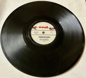 The Chantels 1957 DOO WOP 78 Congratulations / If You Try END VG to VG+ HEAR - Picture 1 of 2