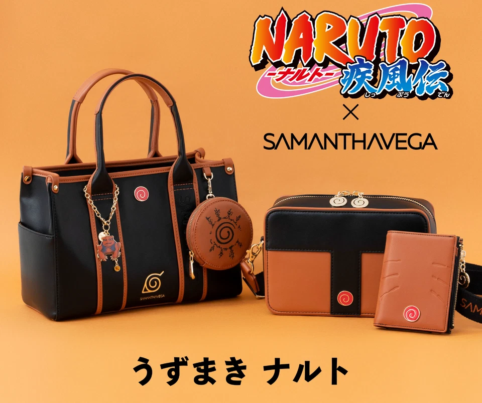 Charme carteira bolsa Naruto Uzumaki NARUTO x Samantha Vega Shippuden colaboração - Imagem 1 de 1