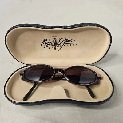 Monturas para gafas Maui Jim MJ-124-13 47-16-135 negras púrpuras ovaladas solo Foto 1 de 4