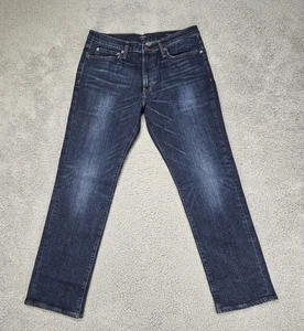 J.Crew Flex Straight Jeans Herren 34x30 Dark Wash Stretch Denim Blau AB563 Neu mit Etikett - Bild 1 von 11