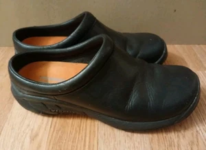 MERRELL Encore Nova 4 Leather Clogs Mules Slip On Black Womens Sz 7.5. UK 5 EU38 - Picture 1 of 7