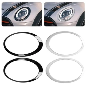 Pair For MINI Clubman F54 2014-2019 Headlight Trim Ring Chrome Left +Right ABS - Picture 1 of 28