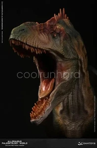 DAMTOYS MUS010A Allosaurus Head Bust Red Ver Dinosaur Statue Model - Picture 1 of 6