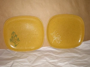 Juego de 2 platos de cerámica deslizada Alfred gres buffet Ware Sergio Dello Strologo - Imagen 1 de 4