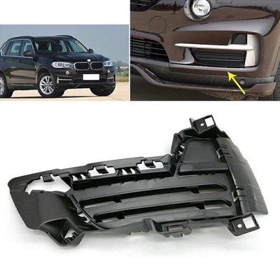 Bumper Grille For BMW X5 LH Textured Closed Grid Left 2014-2017 2015 2016 14 15 Foto 1 de 4
