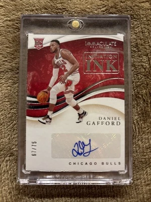 2019-20 Panini Immaculate Collection - Initiation Ink Daniel Gafford 67/75 Auto - Image 1 of 4
