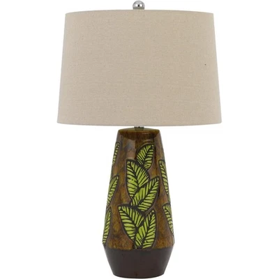 CAL Iluminación y Accesorios BO-2973TB Hanson Lámpara de Mesa Cacao Foto 1 de 3